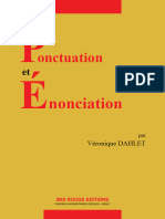 Ponctuation Et Enonciation