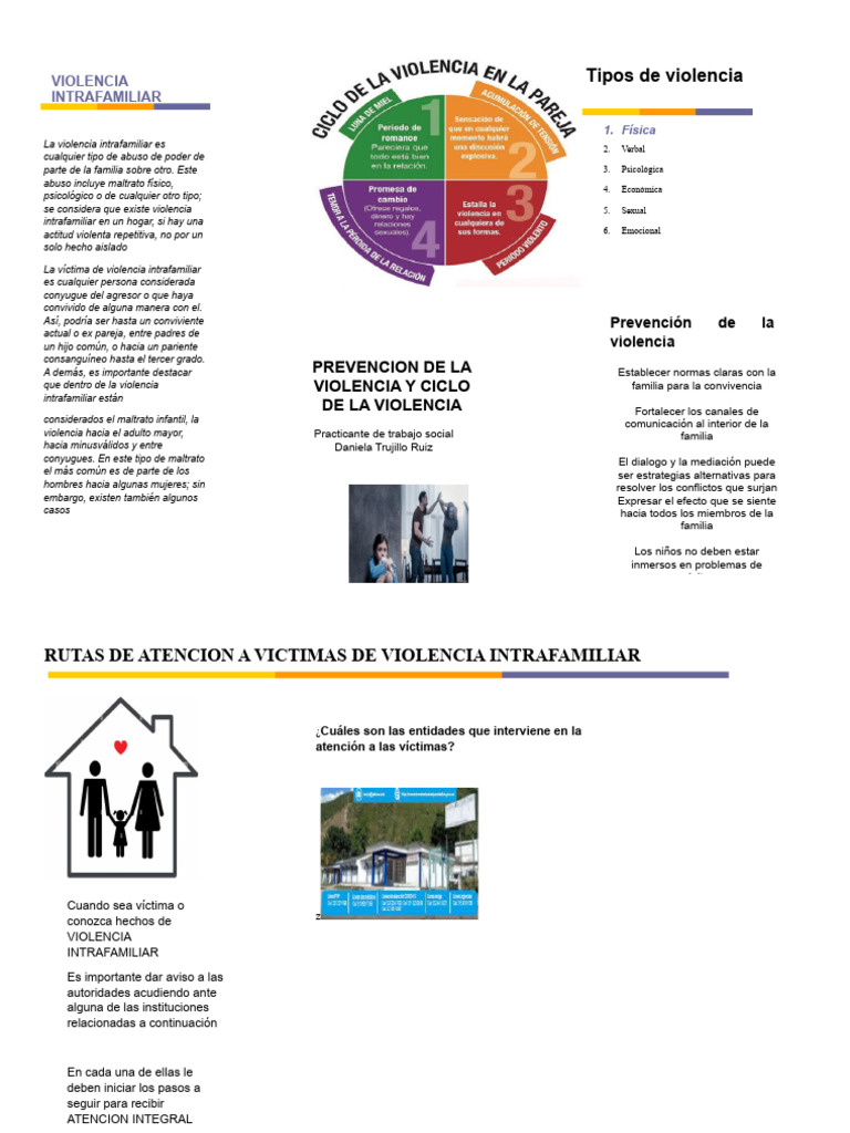 Prevención de la Violencia Intrafamiliar | PDF | Violencia doméstica ...