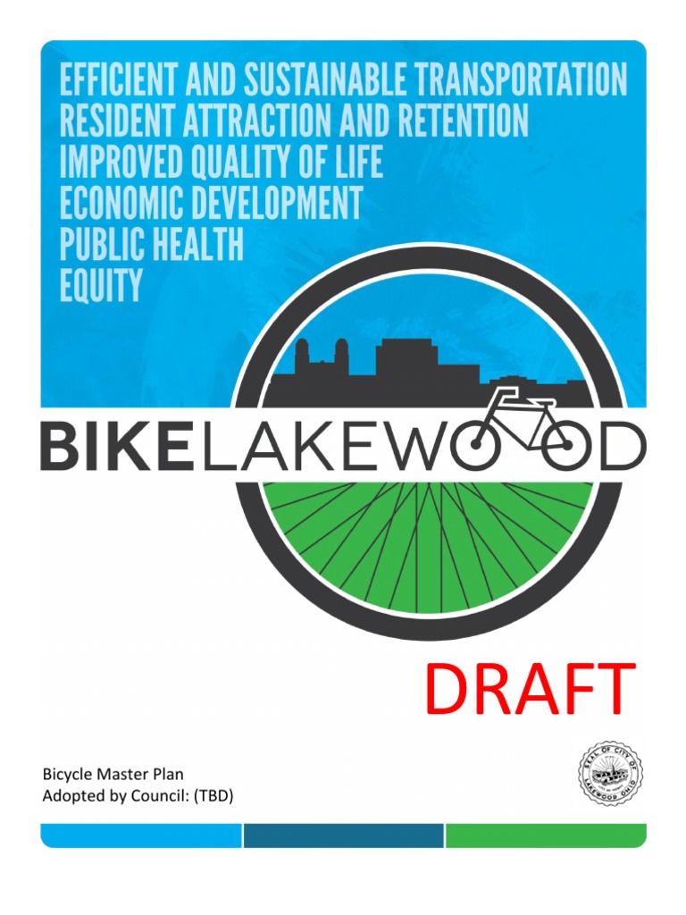 Lakewood Bicycle Master Plan Overview | PDF | Cycling Infrastructure ...