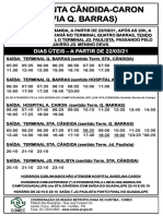 O31 Santa Candida Caron Via Q Barras Horarios Du 22032021