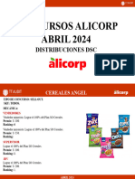 Concursos Alicorp ABRIL 2024: Distribuciones DSC