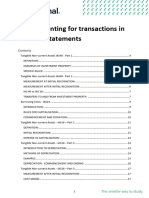 FR - Accounting For Transactions in Financial Statements