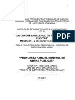 Jujuy - Propuesta para El Control de Obras Publicas - Abrregu