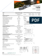 Ficha LED Street Light 100W