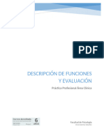 Descripción Área de Formación Profesional CLINICA