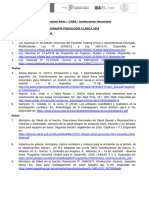 Bibliografia Psicologia Clinica 2024