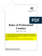 Rules Professional Conduct Pre Oct 2014