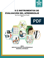 Tecnicas e Instrumentos de Evaluación