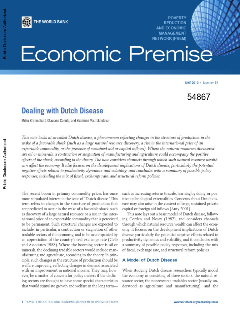 Understanding Dutch Disease Effects | PDF | Fiscal Policy | Business Cycle