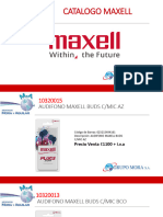 Catalogo Maxell PDF