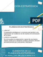 Planeamiento Estratégico y Estrategias