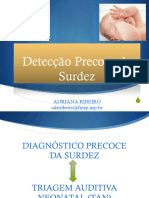 Detecçao Precoce Da Surdez