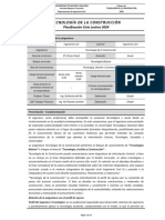 Planificación 2024 - Tecnología de La Construcción - UTN FRCon