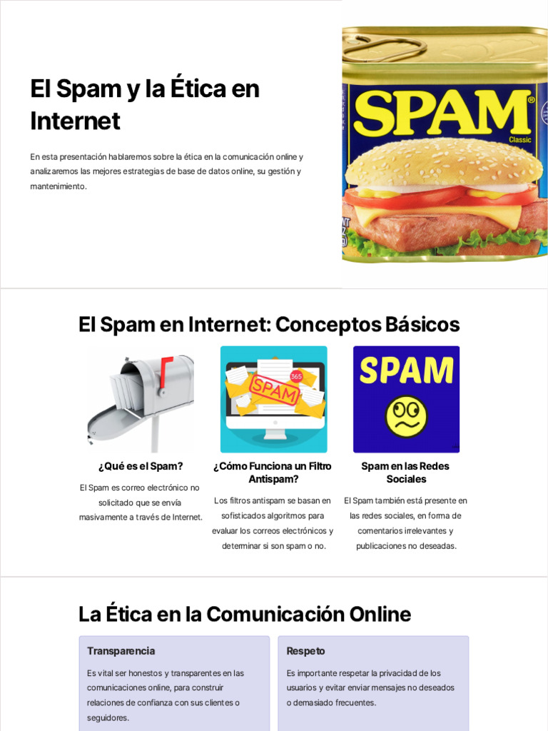 Ética y Estrategias contra el Spam | PDF | Spamming | ciberespacio