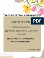 Trazo de Patron Con Aumento