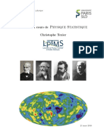 Physique Statistique Résumé 02 - 220106 - 215936