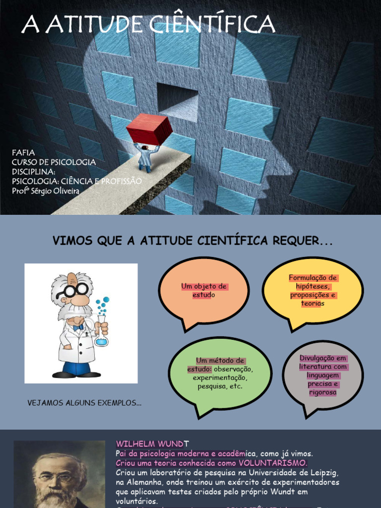 A Atitude Científica na Psicologia | PDF | Psicologia | Science