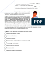 Los Derechos Del Niño y Adolecentes 6°