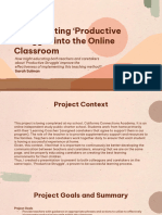 Inquiry Teacher Leader Project Slide Presentation-Sulman