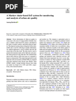 A Markov Chain-Based IoT System For Monitoring and Analysis of Urban Air Quality