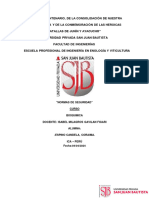 NORMAS DE SEGURIDAD  PRÁCTICA EN LABORATORIO N°1 ESPINO CANDELA CORAIMA