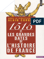 1515 Et Les Grandes Dates de L' - Alain Corbin