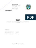 Características de la migración y la comunicación