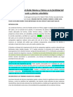 La Importancia Del Ácido Húmico y Fúlvico en La Fertilidad Del Suelo y Plantas Saludables