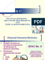 ch17 Financial Reporting Desclosure Requirements and Ethical Responsibilities