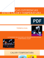 Identificas Diferencias Entre Calor y Temperatura