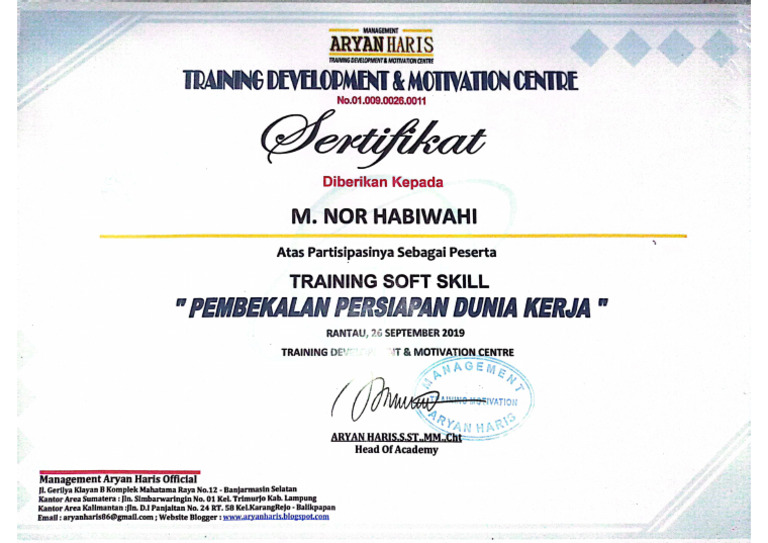 Persiapan Dunia Kerja Pdf