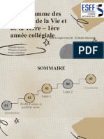 Programme 1ère Année Collège