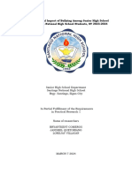 Probing The Emotional Impact of Bullying Among Junior High School Students at Santiago National High School Students SY 2023 2024