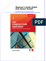 Free Download Java A Beginners Guide Eighth Edition Herbert Schildt Full Chapter PDF