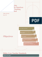 idaho core teacher standards and framework