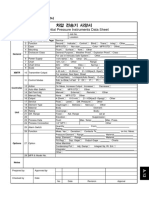 Differential Pressure Instruments Data Sheet: General