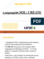 Linguagem SQL - Create