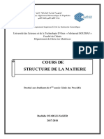 Cours Structure de Matière 2016
