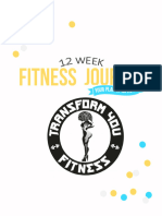 12 Week Fitness Journal