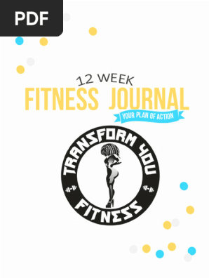 12 Week Fitness Journal