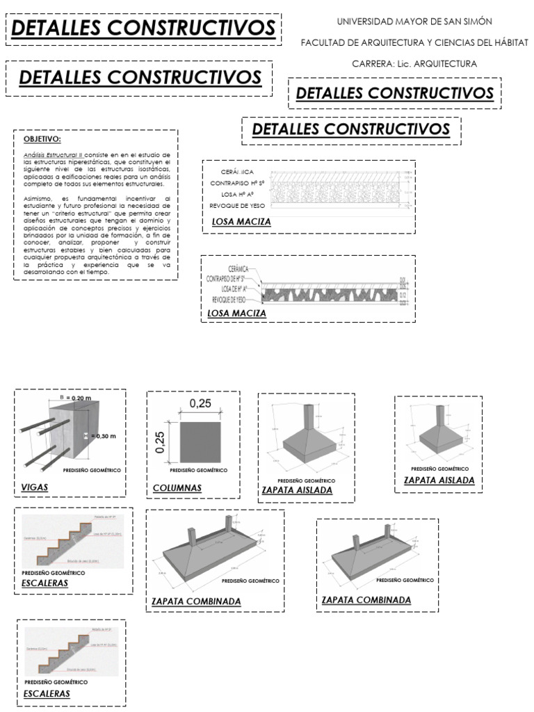 Detalles constructivos analisis oficial a4 pdf