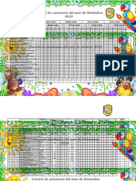 Asistencias Setiembre - Diciembre