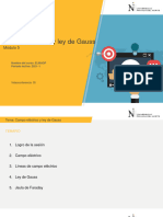 SEMANA 5 Campo Eléctrico y Ley de Gauss