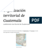 Organización Territorial de Guatemala