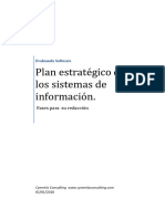 Plan Estratégico de Los Sistemas de Información