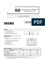 Datasheet Diodo Zener PDF