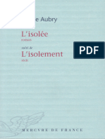 L'isolée Suivie de L'isolement (Aubry Gwenaëlle) (Z-Library)