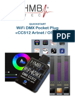 Wifi DMX Pocket Plug Cc512 Artnet / Osc : Quickstart