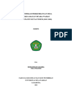 2023-SKRIPSI-Identifikasi Perkembangan Desa Di Kecamatan Muara Wahau Kabupaten Kutai Timur (2015-2020) - Muhammad Zakaria