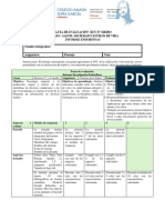 Pauta de evaluación infografía. BIOECO